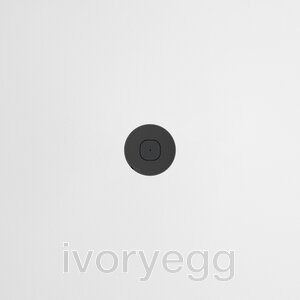 48 ROUND - 1-Gang Casambi Enabled Switch - Matte Black
