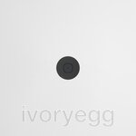 48 ROUND - 1-Gang Casambi Enabled Switch - Matte Black