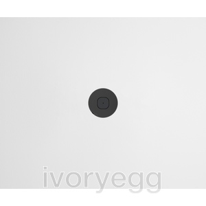 48 ROUND - 1-Gang Casambi Enabled Switch - Matte Black