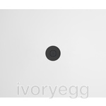 48 ROUND - 1-Gang Casambi Enabled Switch - Matte Black