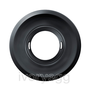 Flat Cover Round Black
