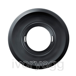 Flat Cover Round Black