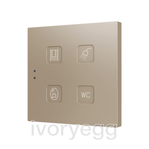 Tecla RGB 4. PC-ABS Capacitive push button - 4 buttons - Custom