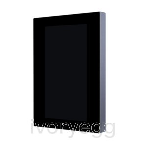 KNX Granite 4.3" Display Panel Black/Space Gray with KNX power panel interface