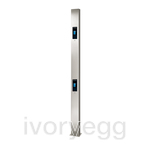 Stainless steel design column for 2x FT800 Wizard Prestige, 250x17x10 cm