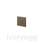 Pixel 4 button 24V-250V push button - Anodic Bronze