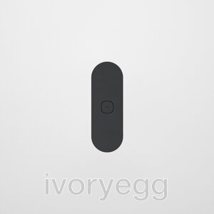 13 FLUSH - 1-Gang Casambi Enabled Switch - Matte Black