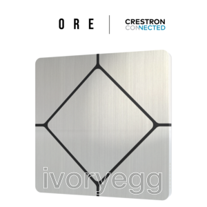 TAP-5 ORE Touch Switch - Cresnet, Brushed Nickel