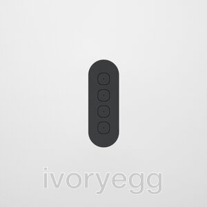 13 FLUSH - 4-Gang Casambi Enabled Switch - Matte Black