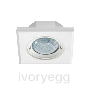 Ceiling-mounted presence detector PD-FLAT 360i/10 DT KNXs SQUARE WH