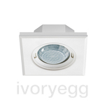 Ceiling-mounted presence detector PD-FLAT 360i/10 DT KNXs SQUARE WH