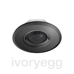 Ceiling-mounted presence detector PD-FLAT 360i/10 DT KNXs ROUND BK