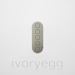 CARBON - 5 Gang Faceplate C Shape in Nickle