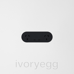 Double Outlet USBC - Matte Black