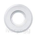 Flat Cover Round White