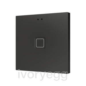 Tecla RGB 1. PC-ABS Capacitive push button - 1 button - Anthracite