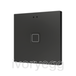 Tecla RGB 1. PC-ABS Capacitive push button - 1 button - Anthracite