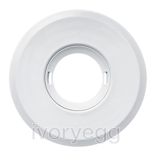 Flat Cover Large Round White