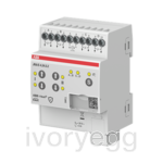 Blind/Roller Shutter Actuator, Travel detection, 4-fold, 24 V DC, Manual Operation, MDRC