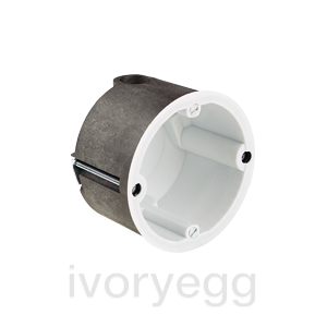 Fire protection one-gang junction box HWD 90 for fire-protection walls F30-F90 (1 qty)