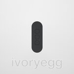 13 FLUSH - 3-Gang Casambi Enabled Switch - Matte Black