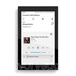 Gira G1 in Black Glass - with WLAN