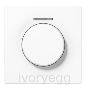 LS Range Centre plate for KNX Rotary Sensor - white
