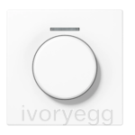 LS Range Centre plate for KNX Rotary Sensor - white