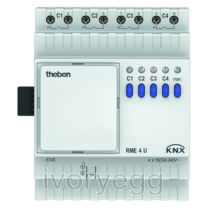 KNX 4-way switching actuator Extension Module MIX2
