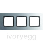 Esprit Frame 3-gang Stainless Steel