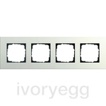 Esprit Frame 4-gang Linoleum-plywood light grey
