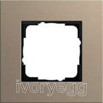 Esprit Frame 1-gang Linoleum-plywood light brown