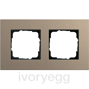 Esprit Frame 2-gang Linoleum-plywood light brown