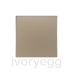 ZS55. Single switch cover 55x55 mm - Champagne