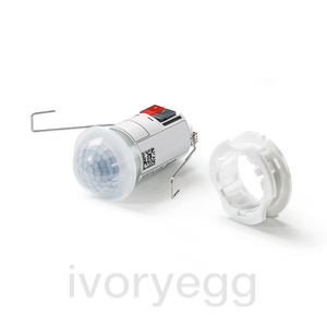 Ceiling-mounted presence detector PD-C 360i/10 mini DT KNXs WH