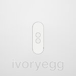 13 FLUSH - 2-Gang Casambi Enabled Switch - Matte White