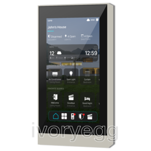 Eclipse KNX Touch Panel 5" V2 - Silky Matte - Sand Beige