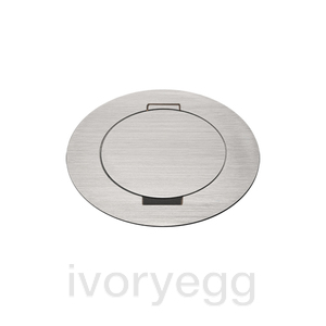 ARPI Tail IP64 Round Empty floor outlet - device not included - Stainless Steel Brushed