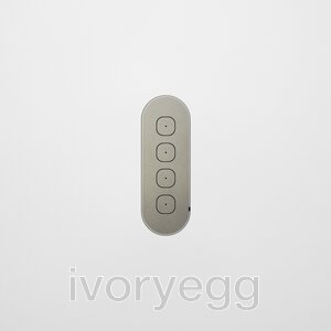 13 FLUSH - 4-Gang Casambi Enabled Switch with Metal Faceplate - Nickel