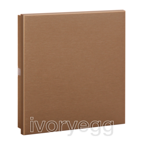 KNX Rosa Metal Switch Single Bronze Status No_Icon