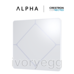 TAP-5 ALPHA Touch Switch - Cresnet, Matt White