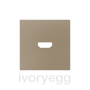 ZS55. Cover for HDMI insert 55x55 mm - Champagne