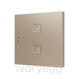Tecla RGB 2. PC-ABS Capacitive push button - 2 buttons - Custom