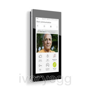 Gira G1 in Black Glass - Power over Ethernet (POE)