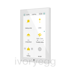 CX50. Capacitive touch panel 5" - White