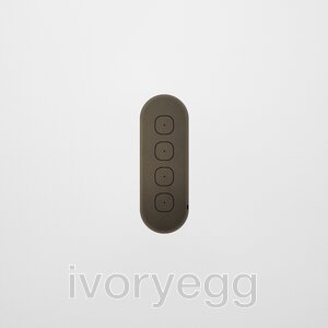 CARBON - 4 Gang Faceplate C Shape in Bronze