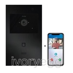 Doorphone entry video kit basic 1 button, with camera, 7″ Monitor – 4 x app.