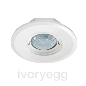 Ceiling-mounted presence detector PD-FLAT 360i/10 DT KNXs ROUND WH