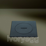 ARPI IP66 Empty floor socket - Gunpowder Black (Fusain)