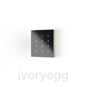 Adelante numeric keypad - anodised aluminium brass tone
